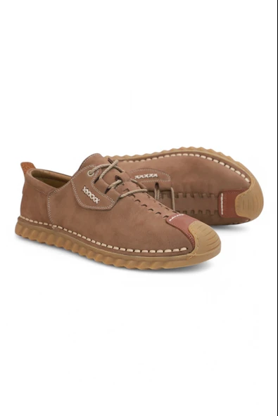 Konfores 2125 Hakiki Deri Üst Kalite Anatomik Tabanlı Erkek Günlük Çarık Ayakkabı - Resim 8