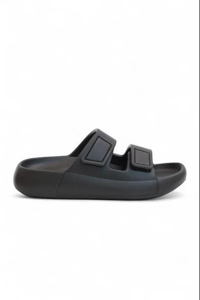 2153 Cırt Cırtlı Ultra Hafif Eva Tabanlı Havuz,Plaj,Günlük,Umre ve Hac İçin Uyumlu Erkek Terlik - Resim 2