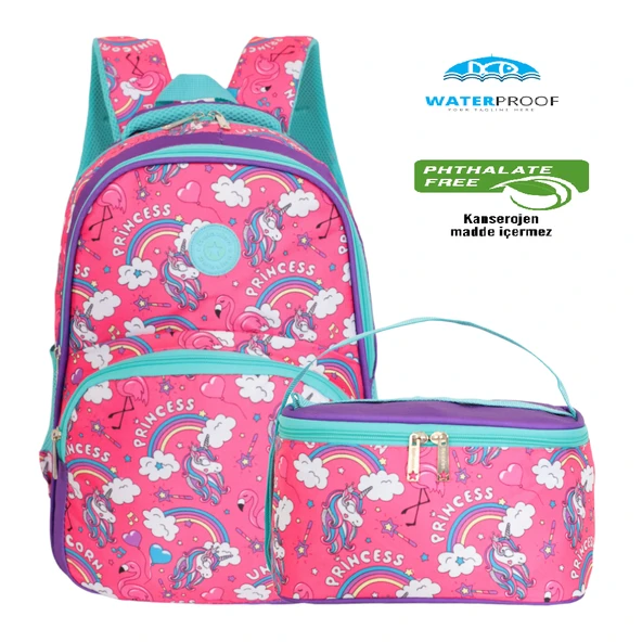 Kidessa 1302 Anatomik Sırtlı Yapılı Unisex İlkokul Çantası - 4