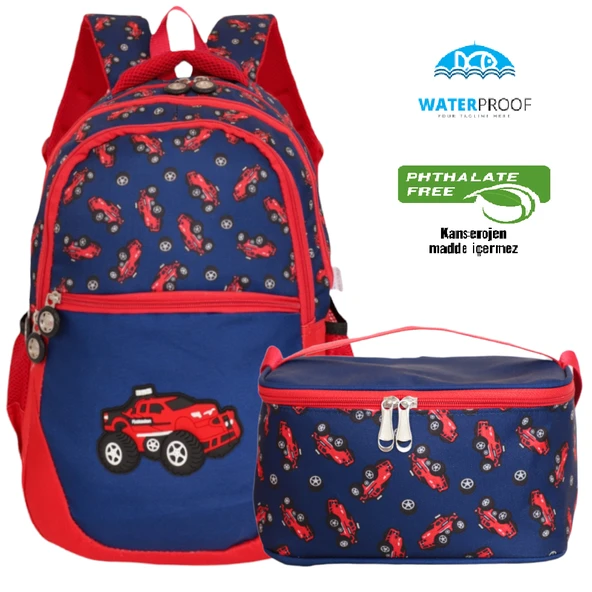 Kidessa 1057 Figürlü Anatomik Sırt İlkokul Çantası - 4