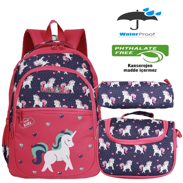 Kidessa 1308 Anatomik Sırtlı Yapılı Unisex İlkokul Çantası - 6