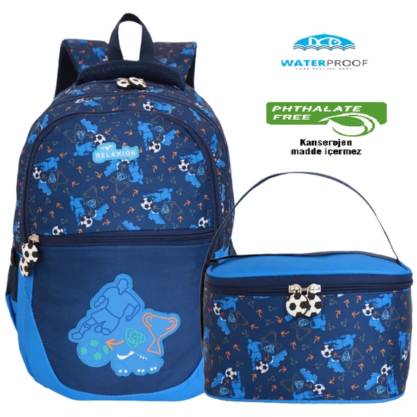 Kidessa 1057 Figürlü Anatomik Sırt İlkokul Çantası - 10