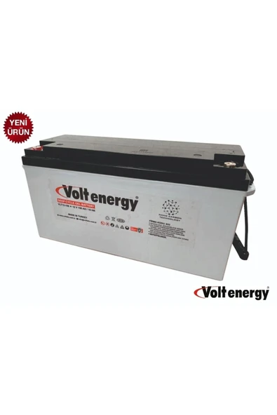 VOLT ENERGY Volt12 V 150 Amper Jel Akü Deep Cycle Nanocarbon Üretim Yılı: 2025