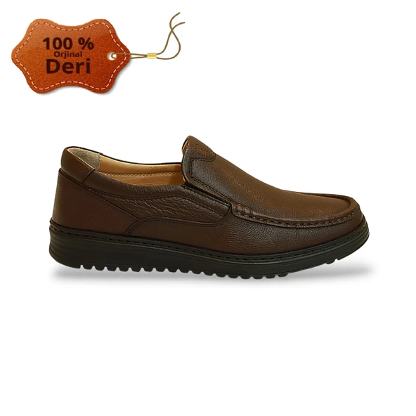 Konfores 1796 Hakiki Deri Anatomik Tabanlı Erkek Günlük Ayakkabı - 2