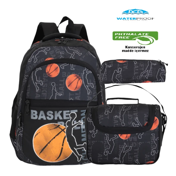 Kidessa 1308 Anatomik Sırtlı Yapılı Unisex İlkokul Çantası - 4