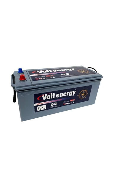 12 V 150 Amper Deep Cycle Marin Bakımsız Akü (ÜRETİM YILI: 2025) - 2