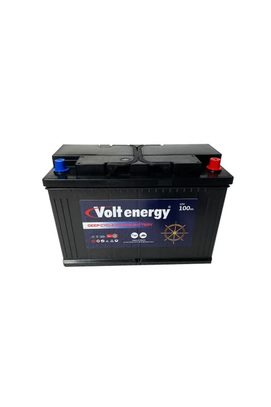 12 V 100 Amper Deep Cycle Marin Bakımsız Akü (ÜRETİM YILI:2025) - 2