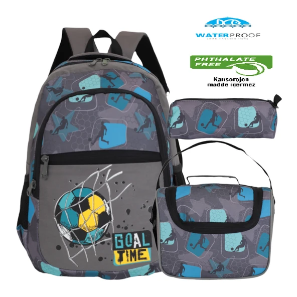 Kidessa 1308 Anatomik Sırtlı Yapılı Unisex İlkokul Çantası - 3