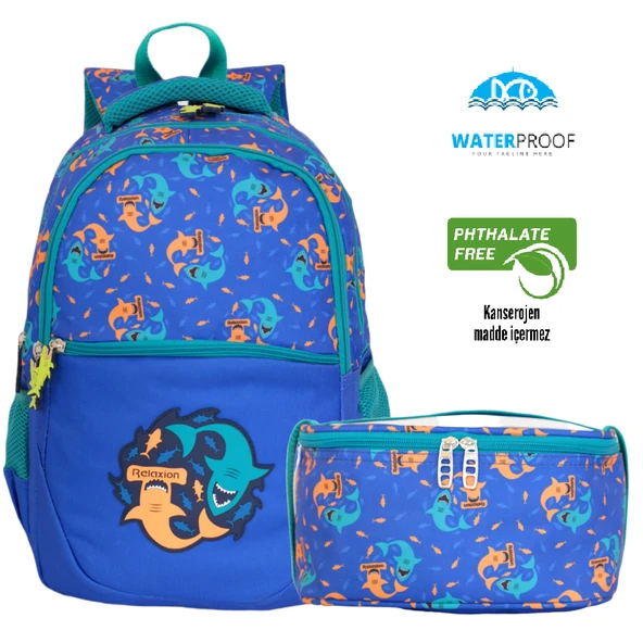 Kidessa 1057 Figürlü Anatomik Sırt İlkokul Çantası