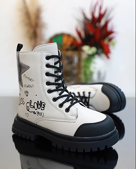 Kidessa 1763 Anatomik Tabanlı Kız Çocuk Postal Bot - Resim 5