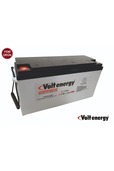 12 V 150 Amper Jel Akü Deep Cycle Nanocarbon (Üretim Yılı: 2025) - 3