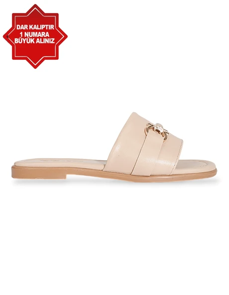 Konfores 1889-246014 Kadın Günlük Tokalı Terlik - Resim 2