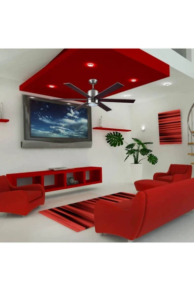 RUBENİS RBT486 BRW AYDINLATMALI TAVAN VANTİLATÖRÜ - Resim 3