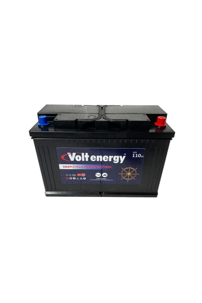 VOLT ENERGY 12 V 110 Amper Deep Cycle Marin Bakımsız Akü