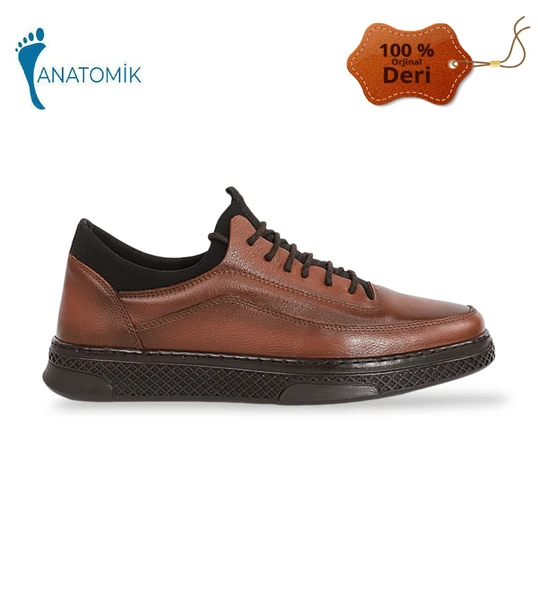 Konfores 1852 Hakiki Deri Anatomik Tabanlı Erkek Günlük Ayakkabı - 5