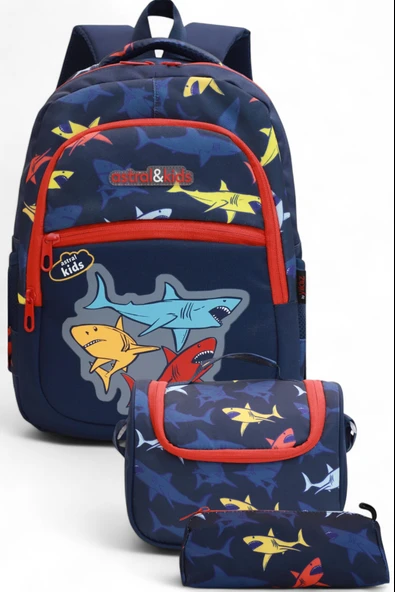 Kidessa 1308 Anatomik Sırtlı Yapılı Unisex İlkokul Çantası - 10