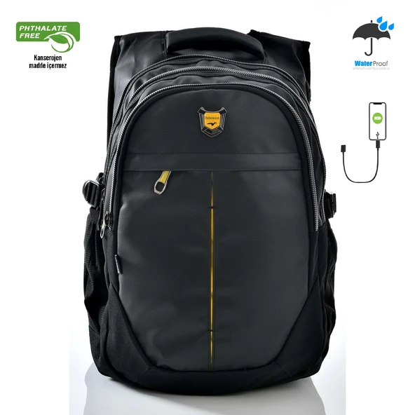 Konfores 1553-2235 Unisex Anatomik Yarasa Sırt Okul Çantası - 4