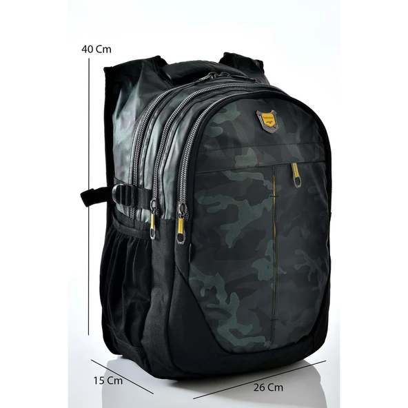 Konfores 1553-2235 Unisex Anatomik Yarasa Sırt Okul Çantası - 5