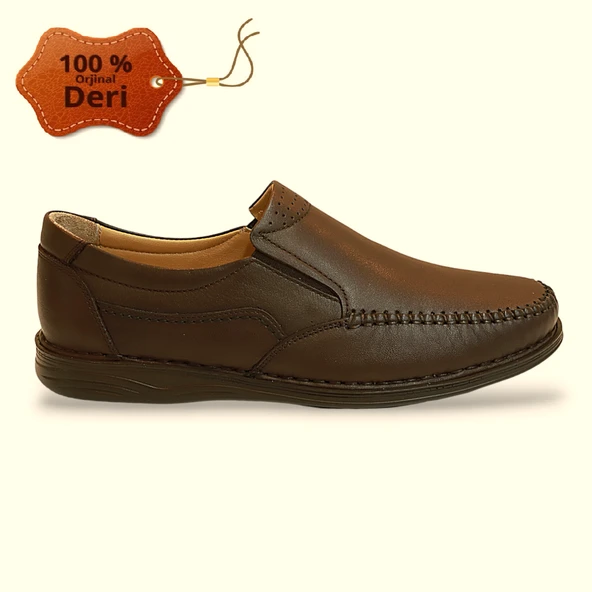 Konfores 1798 Hakiki Deri Anatomik Tabanlı Erkek Günlük Ayakkabı - 2