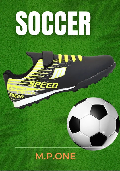 Kidessa 1753-1368 Bantlı Çocuk Halı Saha Futbol Ayakkabısı - Resim 2