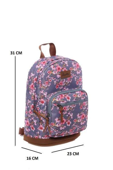 Konfores 1579 Su Geçirmez Kumaş Lüks Bayan Günlük Mini Sırt Çantası - 4