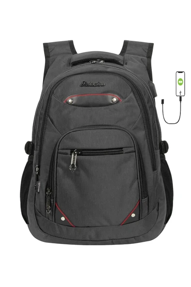 Konfores 1551-2225 Unisex Anatomik Yarasa Sırt Okul Çantası - 6