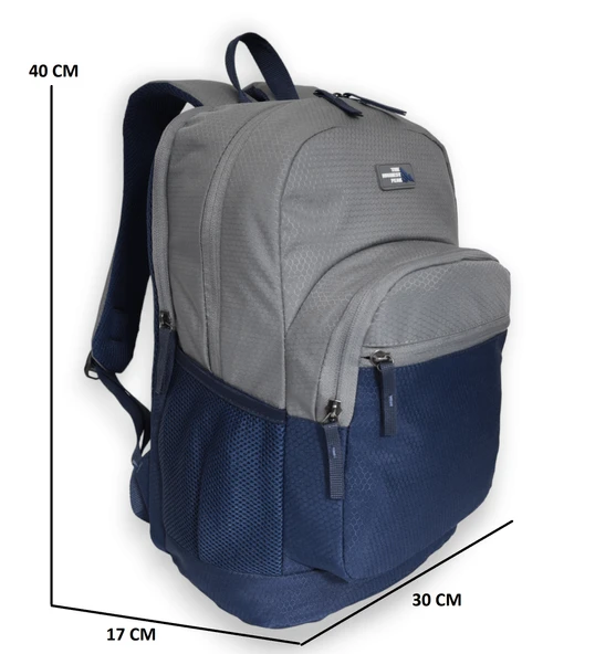 Konfores 1669 Unisex Anatomik Sırtlı Laptop Bölmeli Seyehat Spor ve Okul Çantası - 7