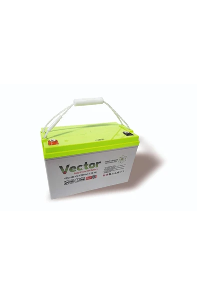 12 V 100 Amper Jel Akü Deep Cycle Nanocarbon Akü (ÜRETİM YILI: 2025) - 4