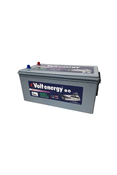12 V 200 Amper Deep Cycle Marin Jel Nanocarbon Akü (Üretim Yılı:2025) - 2