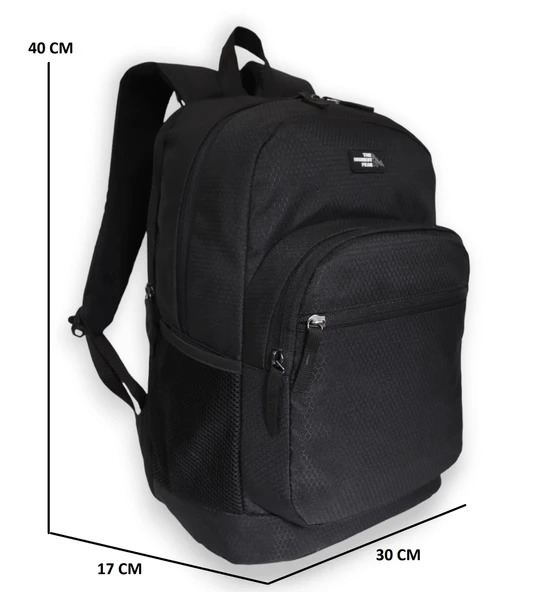 Konfores 1669 Unisex Anatomik Sırtlı Laptop Bölmeli Seyehat Spor ve Okul Çantası - Resim 10