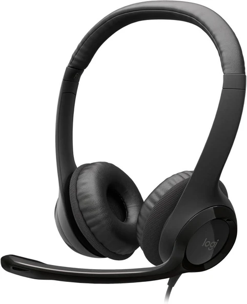 Logitech H390 Siyah USB Kablolu Kulak Üstü Kulaklık Teşhir