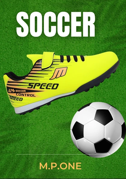 Kidessa 1753-1368 Bantlı Çocuk Halı Saha Futbol Ayakkabısı - Resim 10