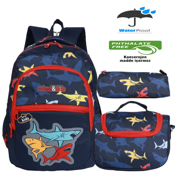 Kidessa 1308 Anatomik Sırtlı Yapılı Unisex İlkokul Çantası - 5