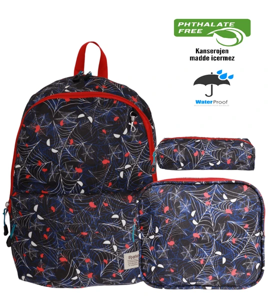 Kidessa 1671 Unisex Çocuk Beslenmeli İlkokul Çantası - 3