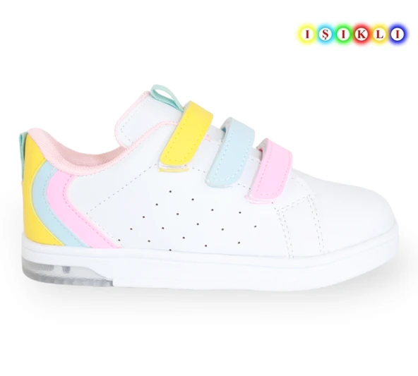 Kidessa 1628 Anatomik Tabanlı Işıklı Çocuk Unisex Günlük Spor Ayakkabı - 6