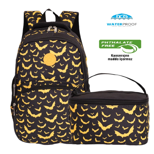 Kidessa 1302 Anatomik Sırtlı Yapılı Unisex İlkokul Çantası - 9