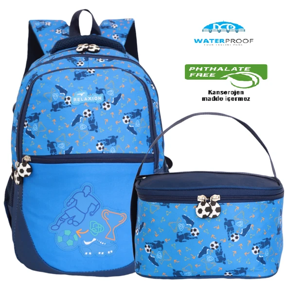 Kidessa 1057 Figürlü Anatomik Sırt İlkokul Çantası - 11