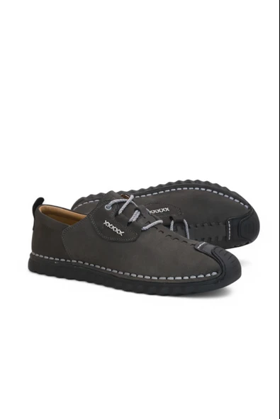 Konfores 2125 Hakiki Deri Üst Kalite Anatomik Tabanlı Erkek Günlük Çarık Ayakkabı - Resim 10