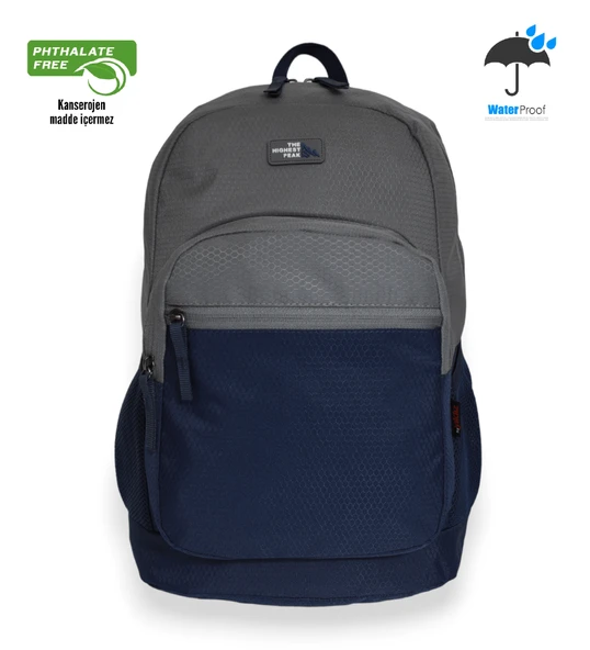 Konfores 1669 Unisex Anatomik Sırtlı Laptop Bölmeli Seyehat Spor ve Okul Çantası - 4