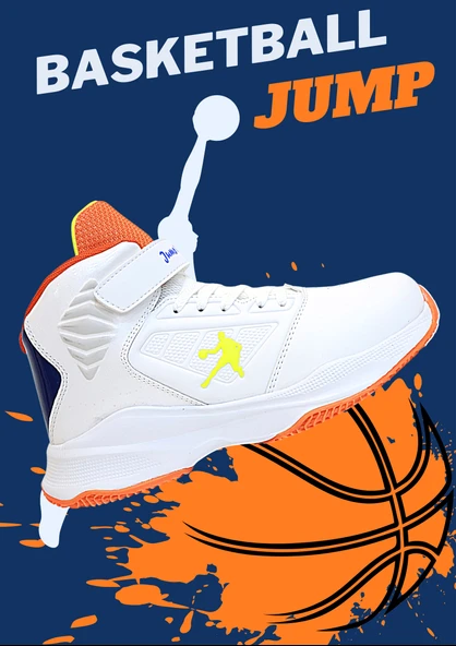 Kidessa 1755-29196 Ultra Hafif Anatomik Tabanlı Unisex Çocuk Basketbol Ayakkabısı - Resim 3