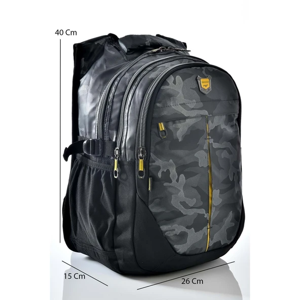 Konfores 1553-2235 Unisex Anatomik Yarasa Sırt Okul Çantası - 8