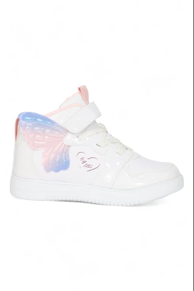 Kidessa 2068 Anatomik Tabanlı Ultra Hafif Kız Çocuk Boğazlı Sneakers Ayakkabı - 4