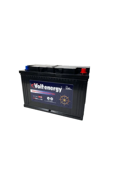 12 V 100 Amper Deep Cycle Marin Bakımsız Akü (ÜRETİM YILI:2025) - 3