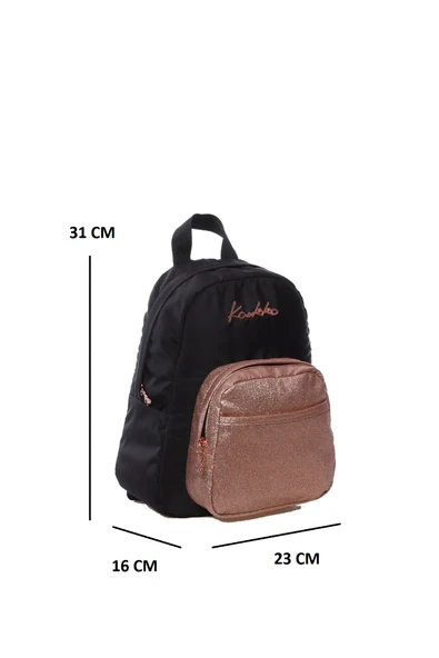 Konfores 1579 Su Geçirmez Kumaş Lüks Bayan Günlük Mini Sırt Çantası - 10