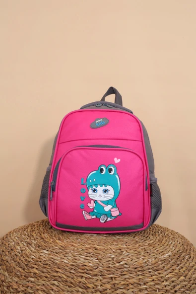 Kidessa 1234 Anatomik Sırtlı Yapılı Unisex Anaokul Çantası - 2