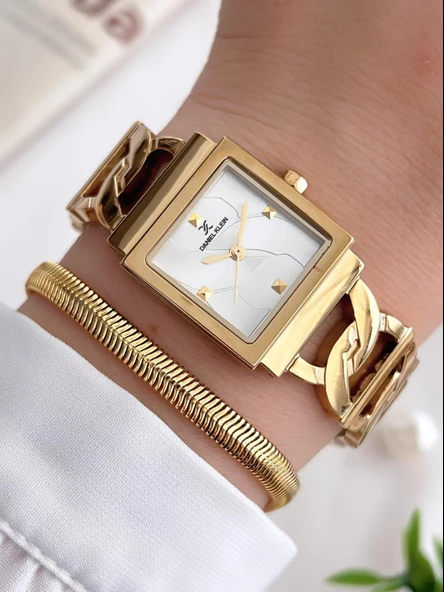 Daniel Klein Çelik Kordon 3 Atm Suya Dayanıklı Özel Tasarım Kadın Kol Saat+Bileklik VS.BLKT.0431 ürün görseli