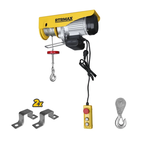 RTM490 Elektrikli Vinç 1900 W 600/1200 Kg Bakır Sargı - 3