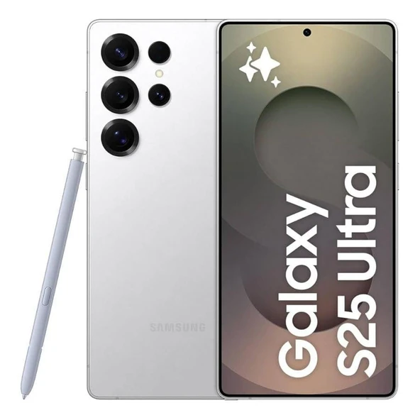 Samsung Galaxy S25 Ultra 12 GB 512 GB Titanyum WHİTE SİLVER (Samsung Türkiye Garantili)