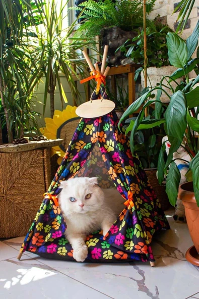 Yıkanabilir Kedi, Köpek Çadırı, Kedi Köpek Evi, Kolay Kurulabilir