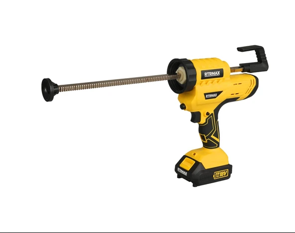 RTX1878B Şarjlı Silikon Sosis Tabancası 300/600 ml - Akü Hariç - 2